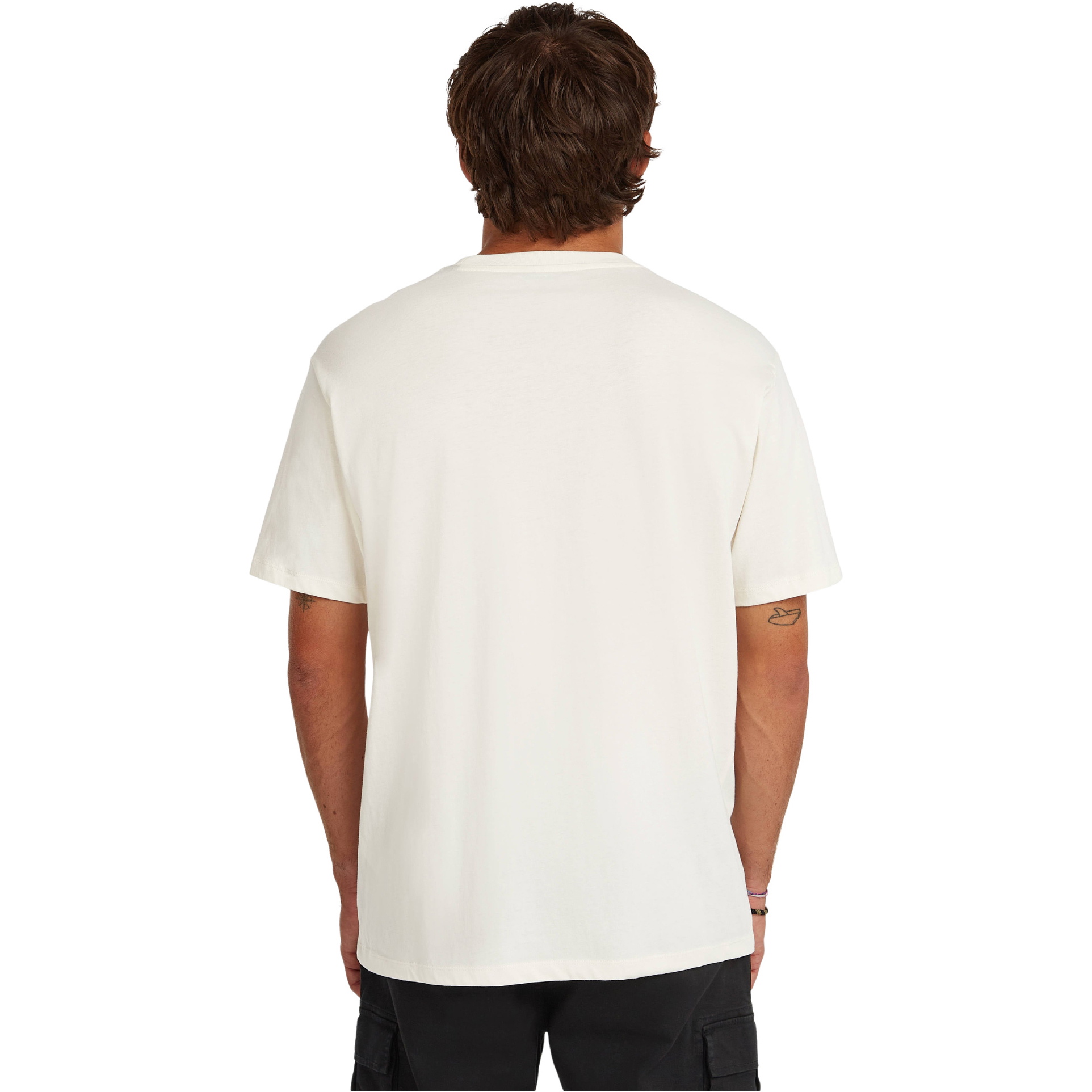 2026 O'Neill Mens Logo Stripe T-Shirt 2850362  - Snow White